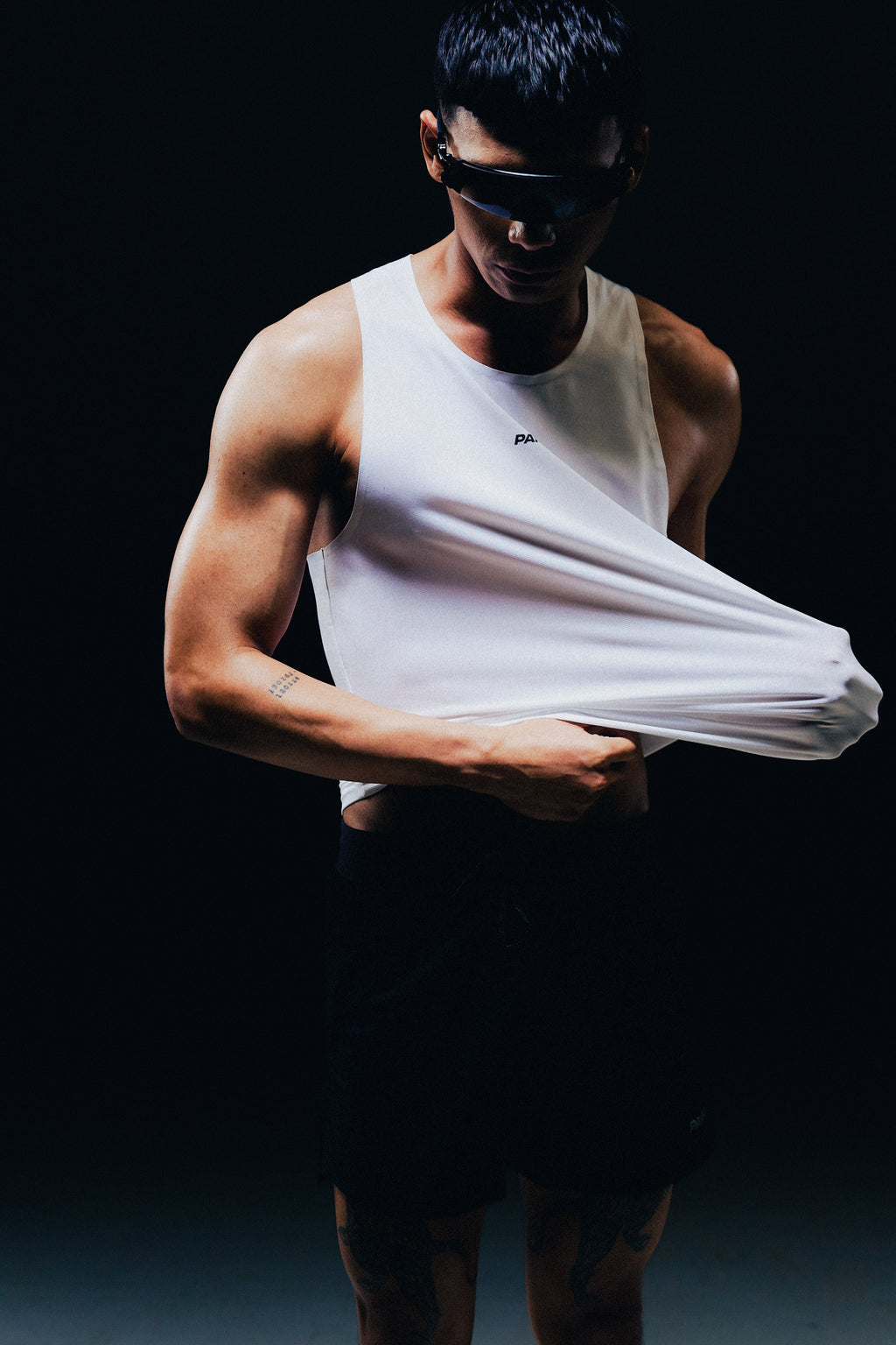 Men Elite Tank - Ash