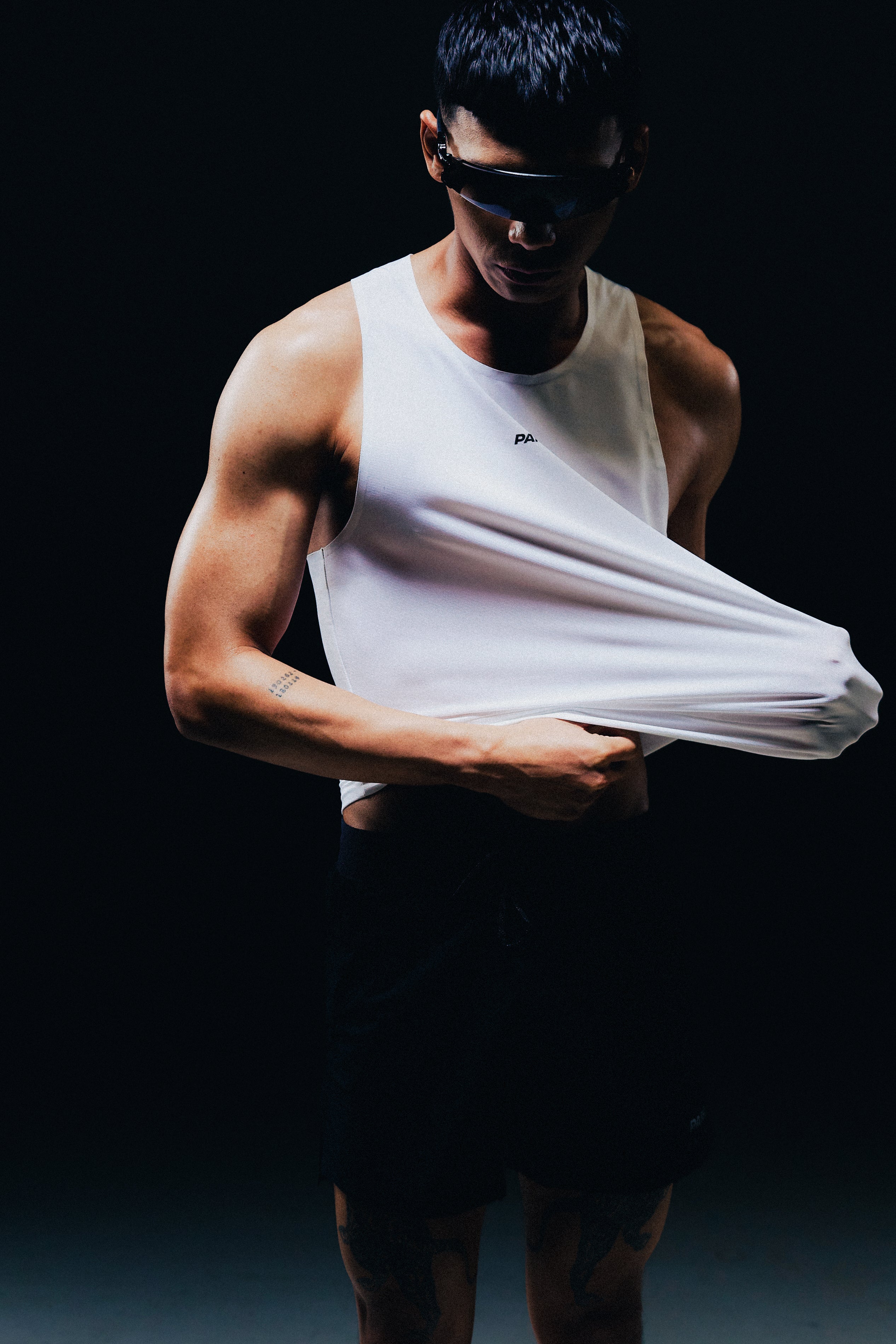 Men Elite Tank - Ash
