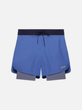 2 in 1 Utility Shorts - Cobalt